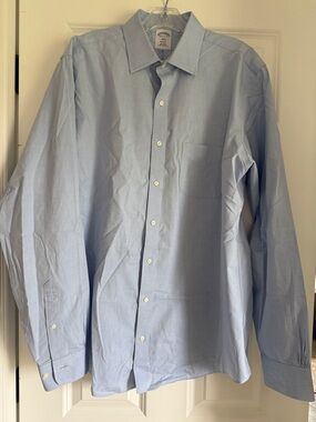 Brooks Brothers Regent Non-iron Ainsley Collar shirt 16 1/2 -6/7